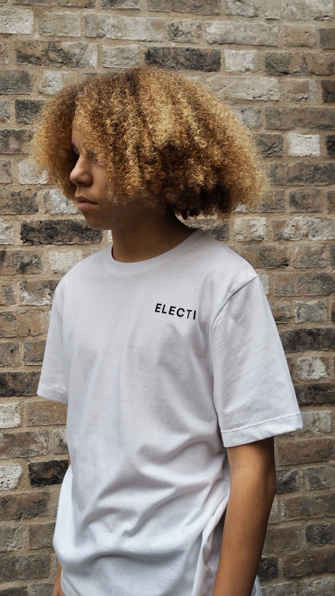 White 'ELECTI' T-Shirt